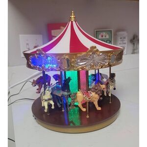 Mr. Christmas 80th Anniversary Carousel 
15" Multi- Color